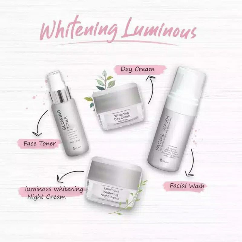 MS Glow Luminous Series / Paket Luminous MS Glow / MS Glow Luminous / Bekas Jerawat / Wajah Bopeng