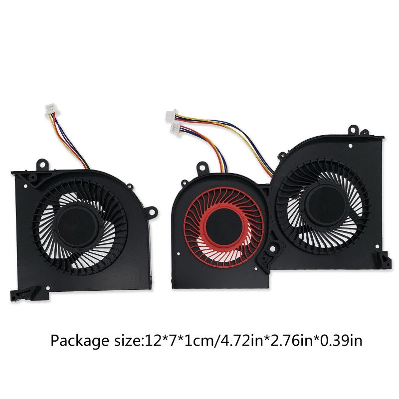 Vivi CPU GPU Fan Laptop Cooling Fan Untuk DC 5V 0.5A Radiator 4pin Untuk MSI GS65 GS65VR