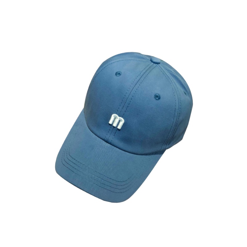 Topi Baseball Motif Tulisan M Gaya Hipster Korea