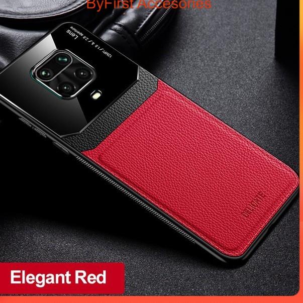 Top Produk.. Case Kulit Glass Premium Xiaomi Redmi Note 9 / Redmi Note 9 Pro