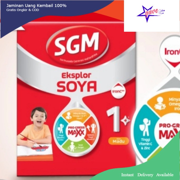 [ COD ] SGM soya 1+ madu 400 gram