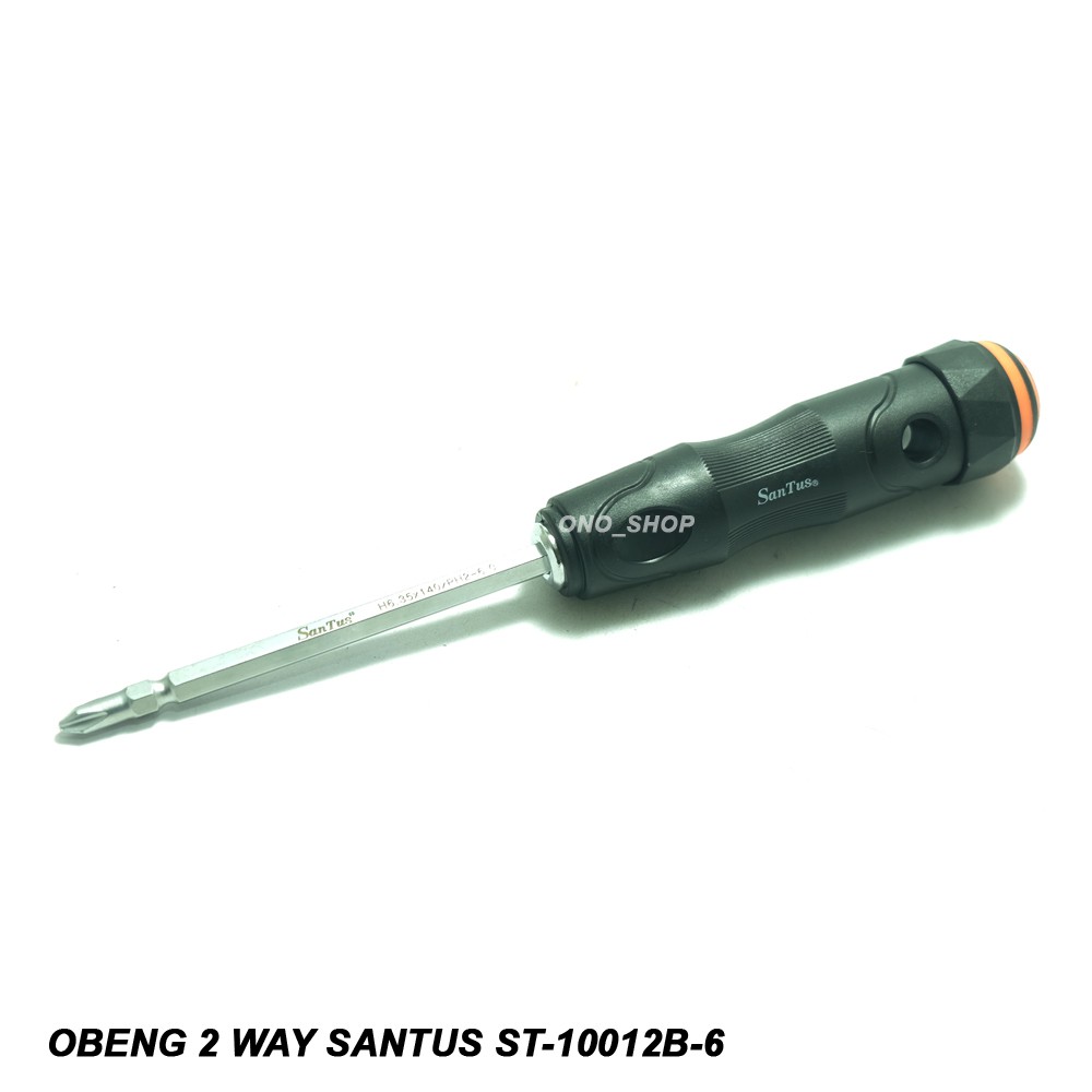 Obeng 2 Way 6x100 mm - Santus ST-10012B-6