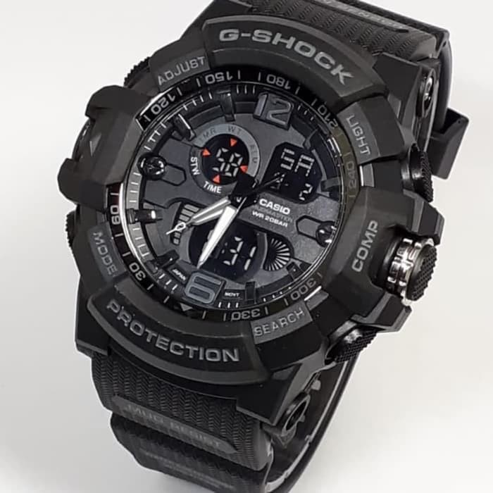Jam Tangan Gshock GA201 Water Resist Bisa Berenang - Hitam lis Abu