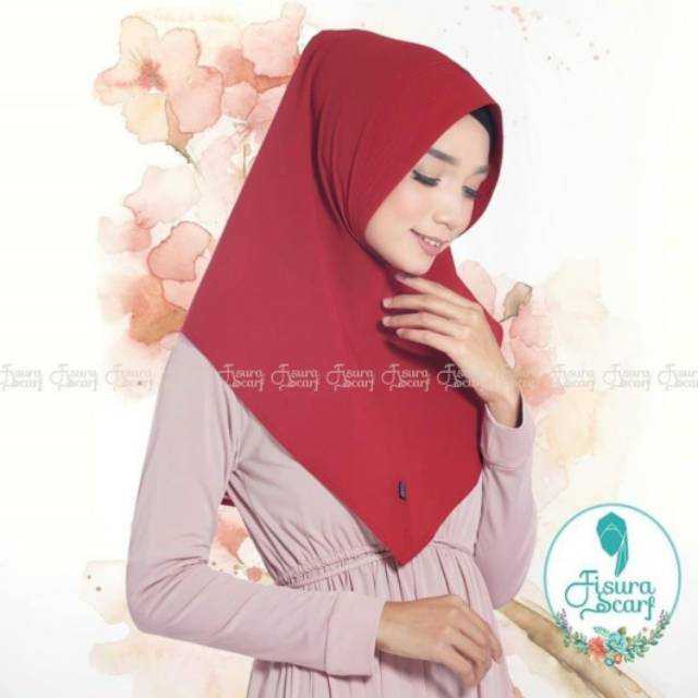 Hijab khimar basic V by fisura ori termurah