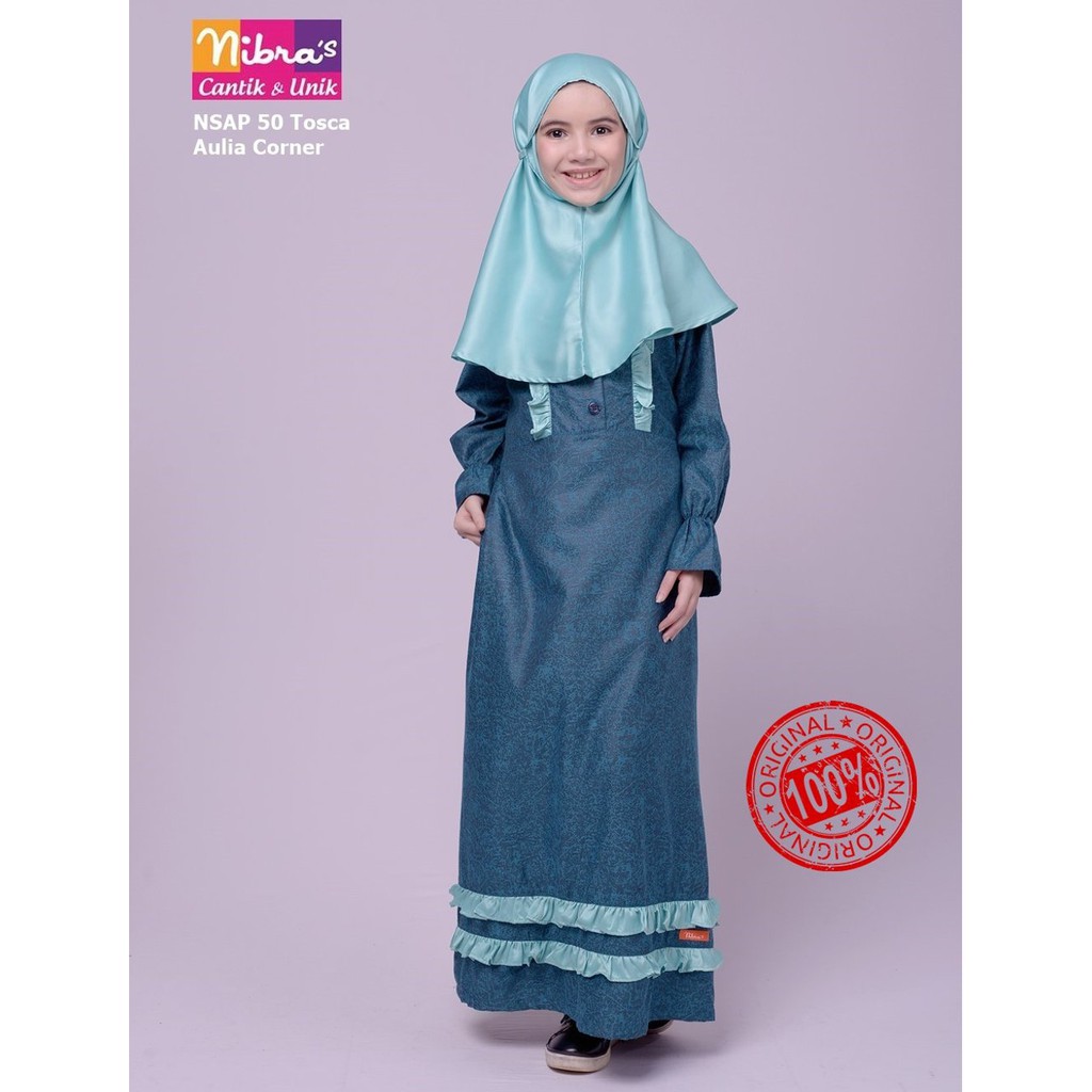 SALE Gamis Anak Terbaru Nibras NSAP 50 Tosca