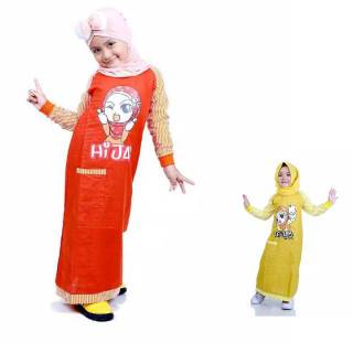  BAJU  MUSLIM  ANAK DRESS ANAK BAYAR DI  TEMPAT COD 