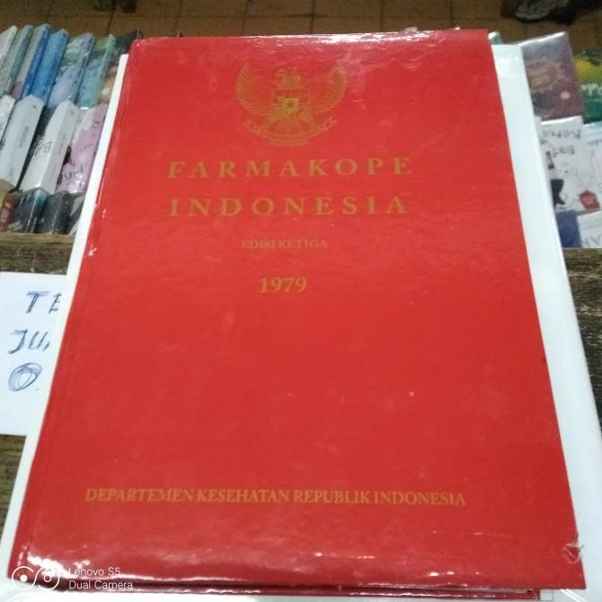 Jual Buku Farmakope Indonesia Edisi 3 Dep Kes Ri | Shopee Indonesia