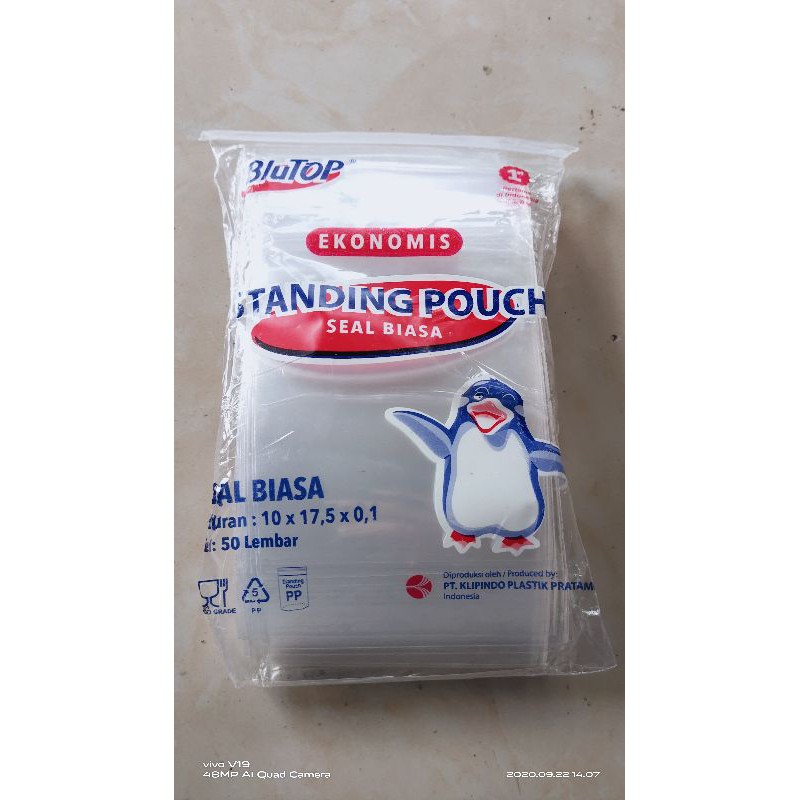 STANDING POUCH ukuran 10x17,5x0,1