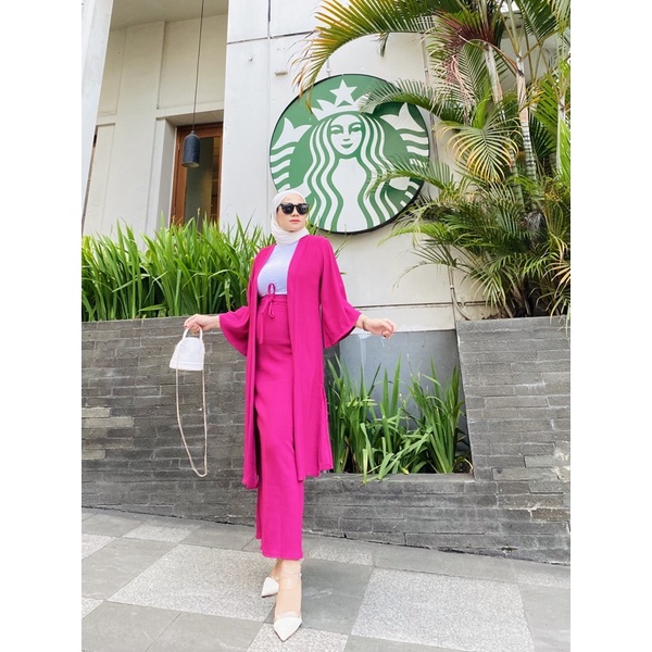 HAVANA SET // SETELAN LONG TUNIK + ROK
