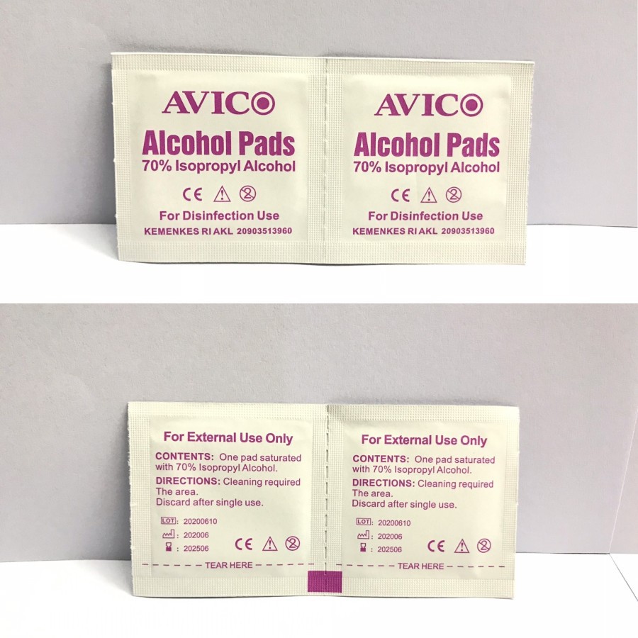 AVICO Alkohol Pad / Alcohol Swab / Tisu Alkohol