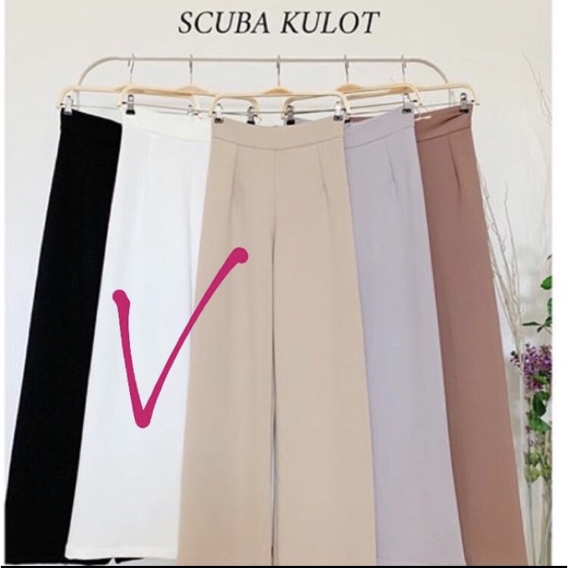 Preloved Celana Kulot Scuba IymelSaysHijab ISH