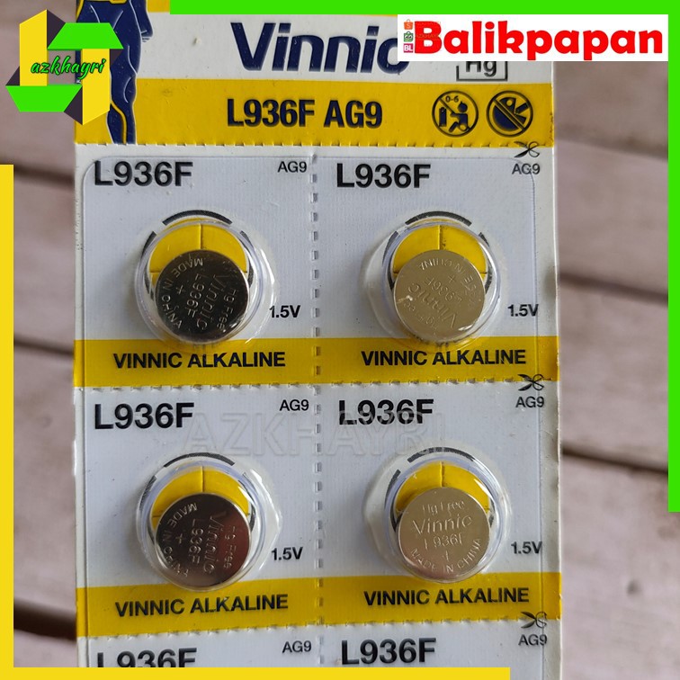 BATERAI VINNIC AG9 936 setara SR936SW LR45 LR936 194 394 BATRE BATTERY KANCING JAM TANGAN VINNIC L936F