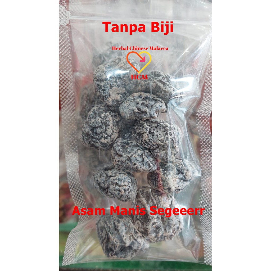 

Manisan Kiamboy Putih Tanpa Biji / Kiam Moy Putih 1 Ons