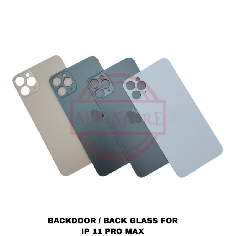 TUTUP BELAKANG BACKDOOR BACK CASING BACK GLASS FOR IP 11 PRO MAX COVER BATERAI