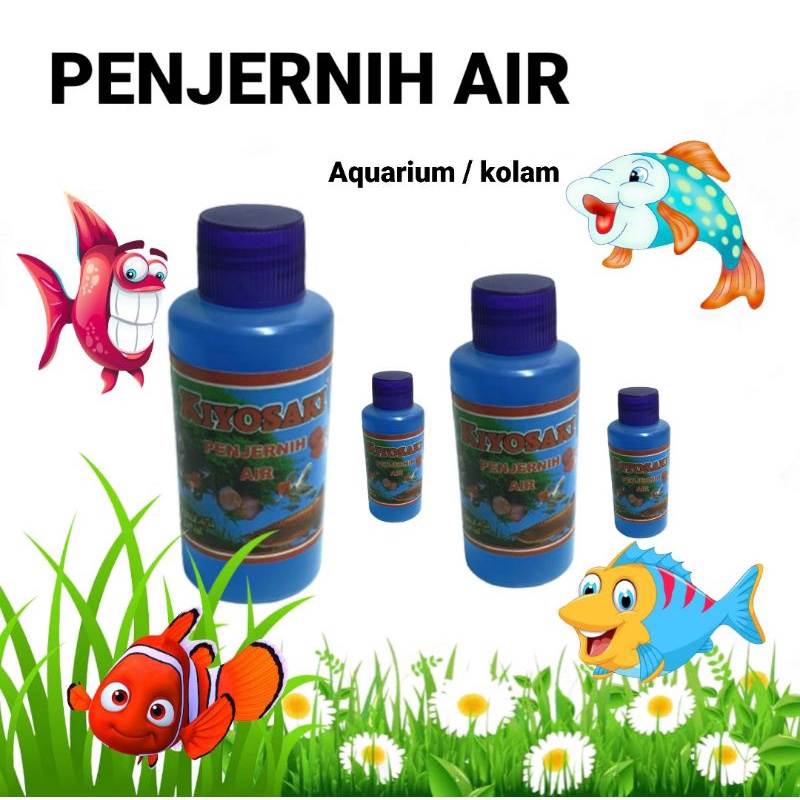 penjernih air aquarium kolam ikan takari