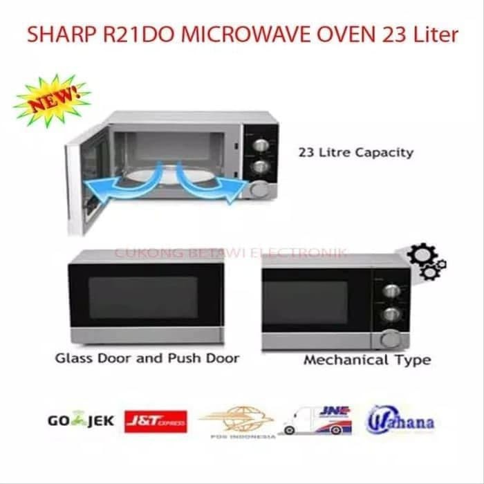 terlaris  produk Sharp Straight Microwave Oven 23Liter Low Watt 450W R-21DOS-IN