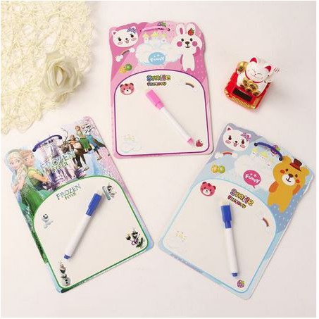 

Papan Tulis Anak 2 Sisi/ Papan Gambar Anak Lucu Free penghapus spidol