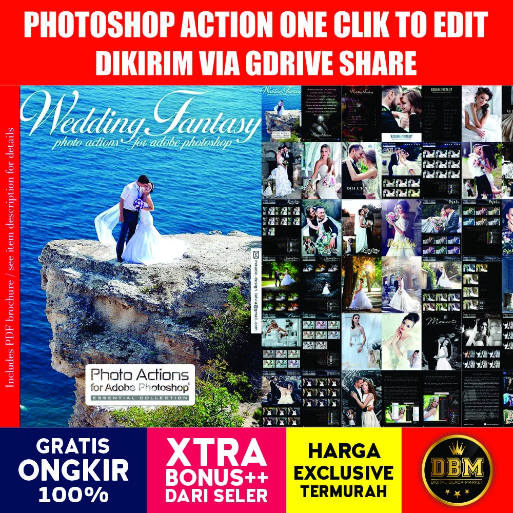 Actions For Photoshop Wedding Full