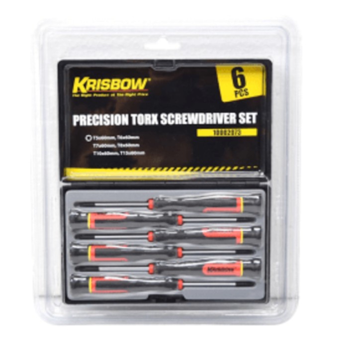 freeongkir ORIGINAL KRISBOW SET OBENG PRESISI TORX 6 PCS gratisongkir