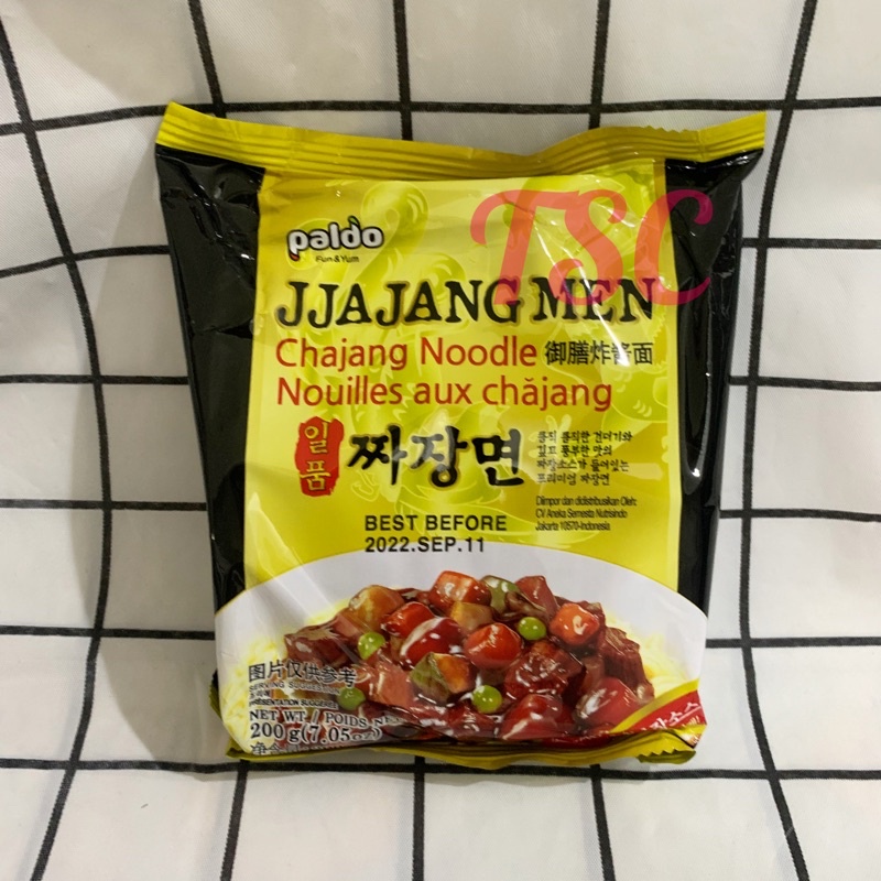 

Paldo Jjajangmen 200gr Paldo Chajang Noodle With Black Bean Sauce Paldo Black Noodle Mie Instant