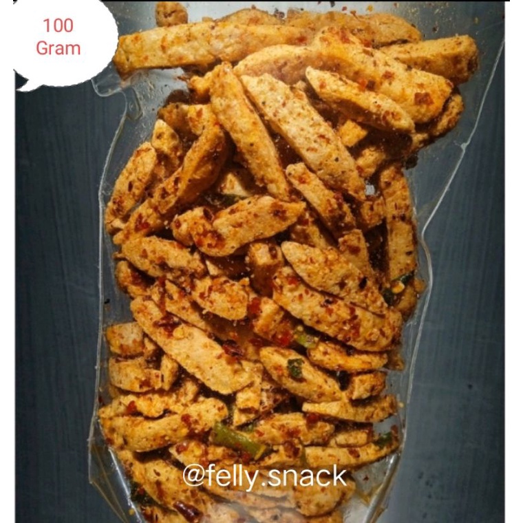 

Basreng stik Bumbu Basah daun jeruk netto 100 Gram