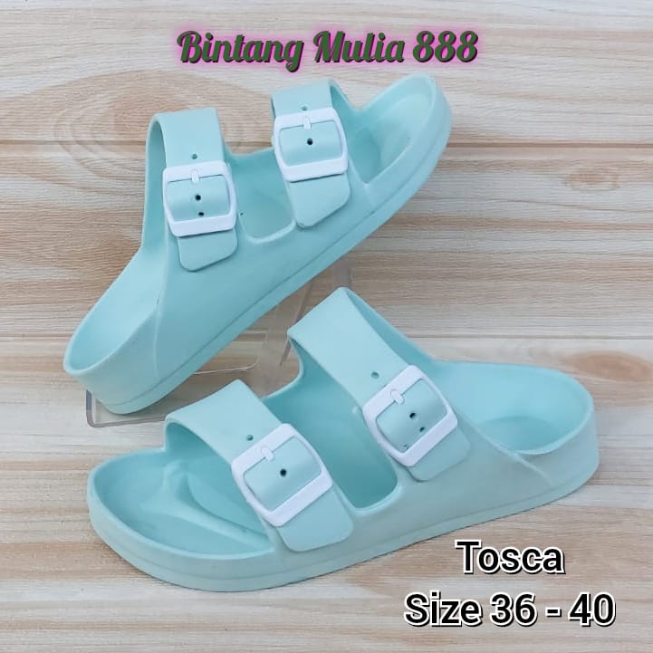 Sandal Jepang Wanita 2 Strap / Sendal Slop Slide Karet Anti Slip