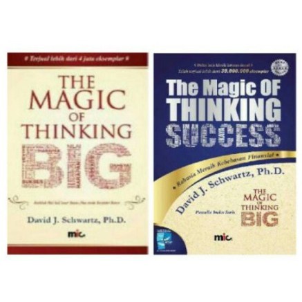 PAKET Buku The Magic of Thinking Big &amp; Success David J Schwartz