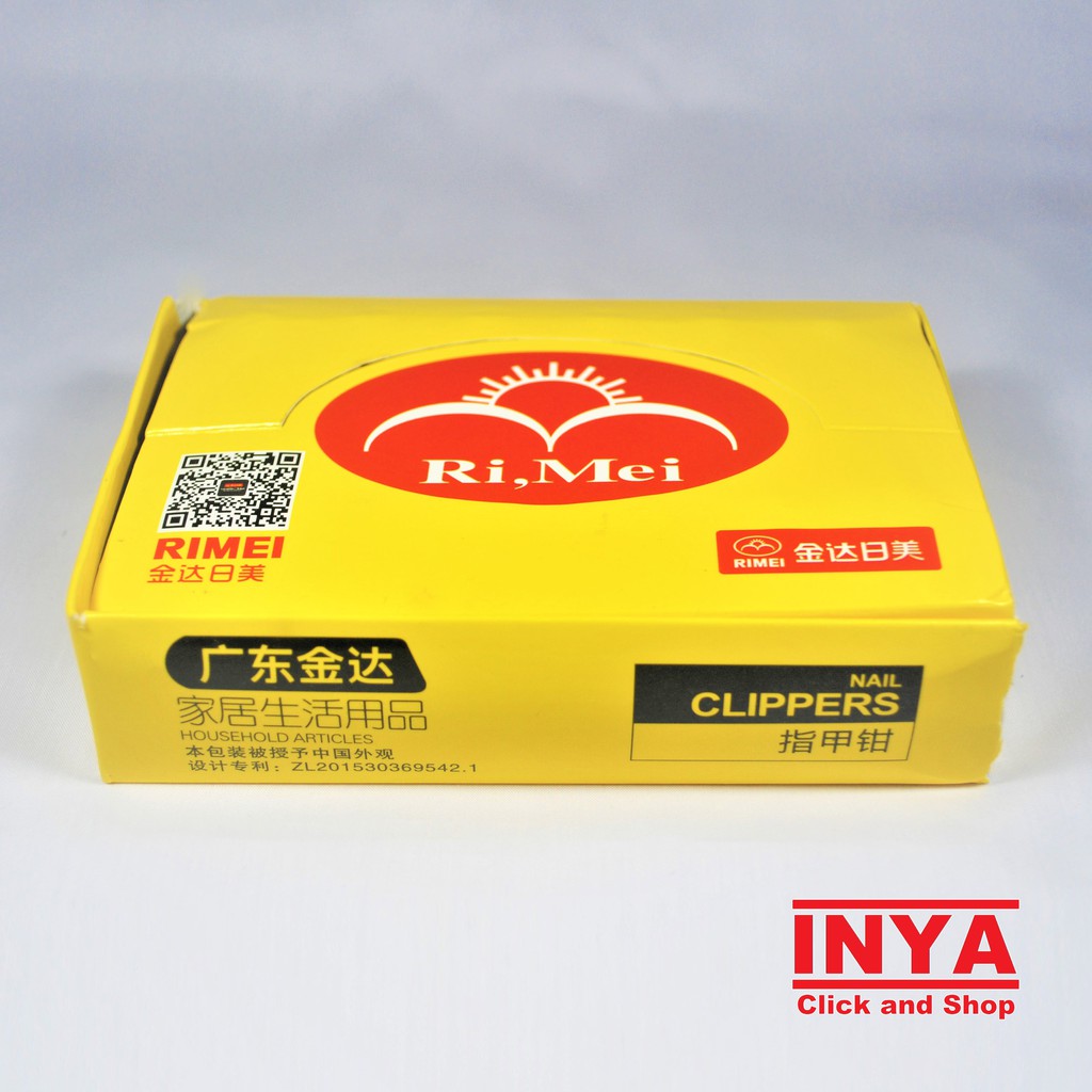 GUNTING KUKU RIMEI 603 STAINLESS NAIL CLIPPER BESAR BOX - LUSIN