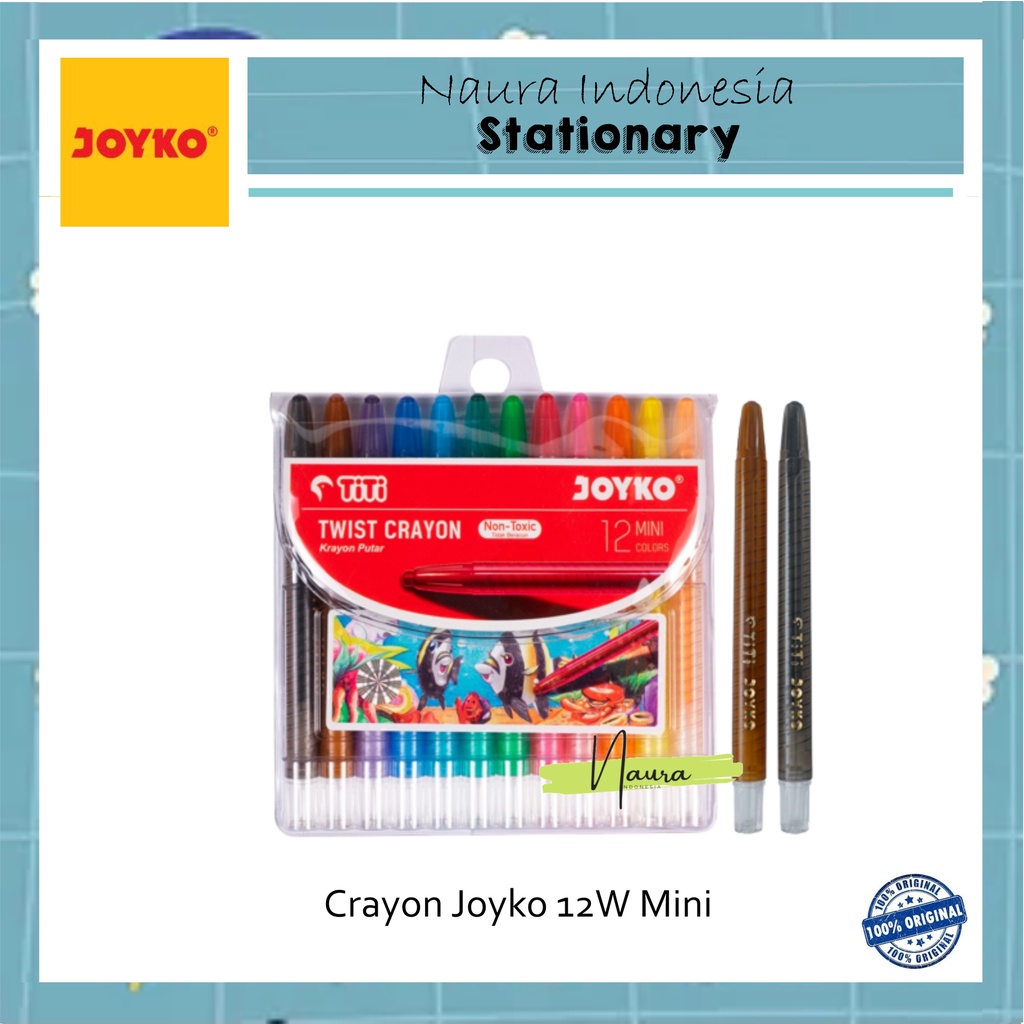 

Crayon Joyko Putar 12 Mini | Krayon Putar | Krayon Joyko Putar
