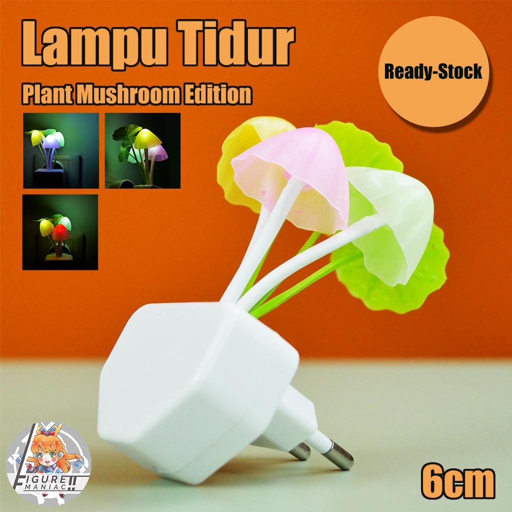 Lampu Tidur LED Model Mushroom Plant Lampu Tanaman Kualitas Premium Harga Murah