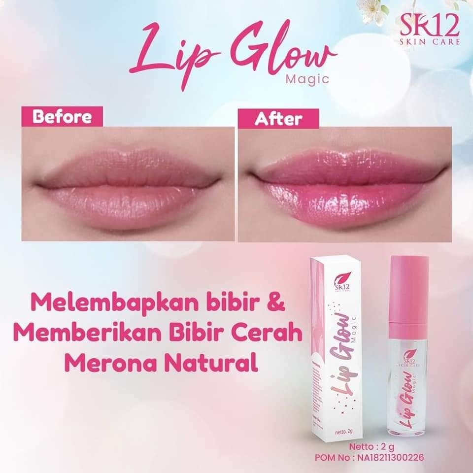 LIP GLOW MAGIC SR12 LIPGLOW SR12 PELEMBAB BIBIR MERONA PEWARNA BIBIR WANITA GLOSY ALAMI BPOM BEST SELLER!!..