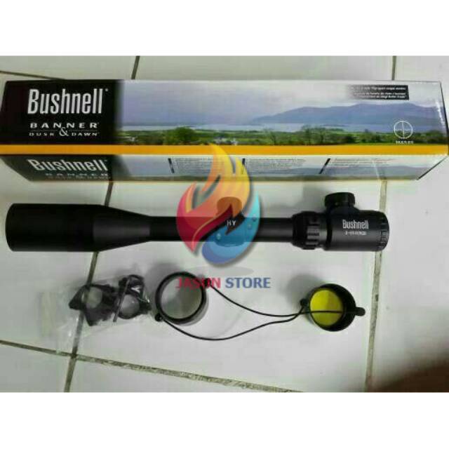 Teleskop Teropong  Bushnell 3-9x40RGB SunShade