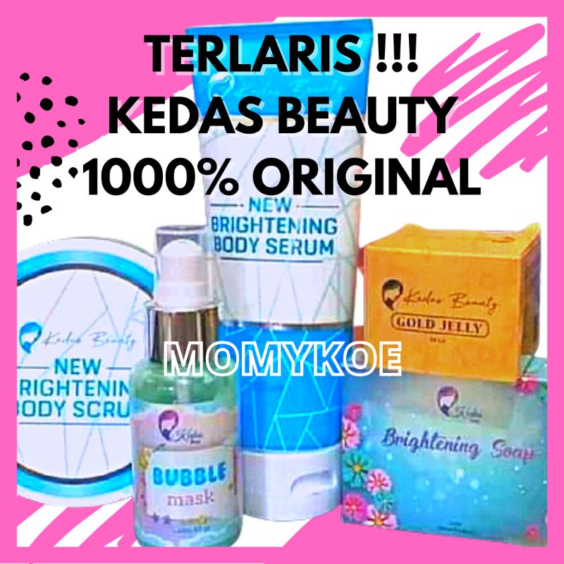 [ OFFICIAL STORE ] TERLARIS ASLI RESMI PAKET SABUN KEDAS BEAUTY ORIGINAL BPOM SEPAKET Body Serum Bod