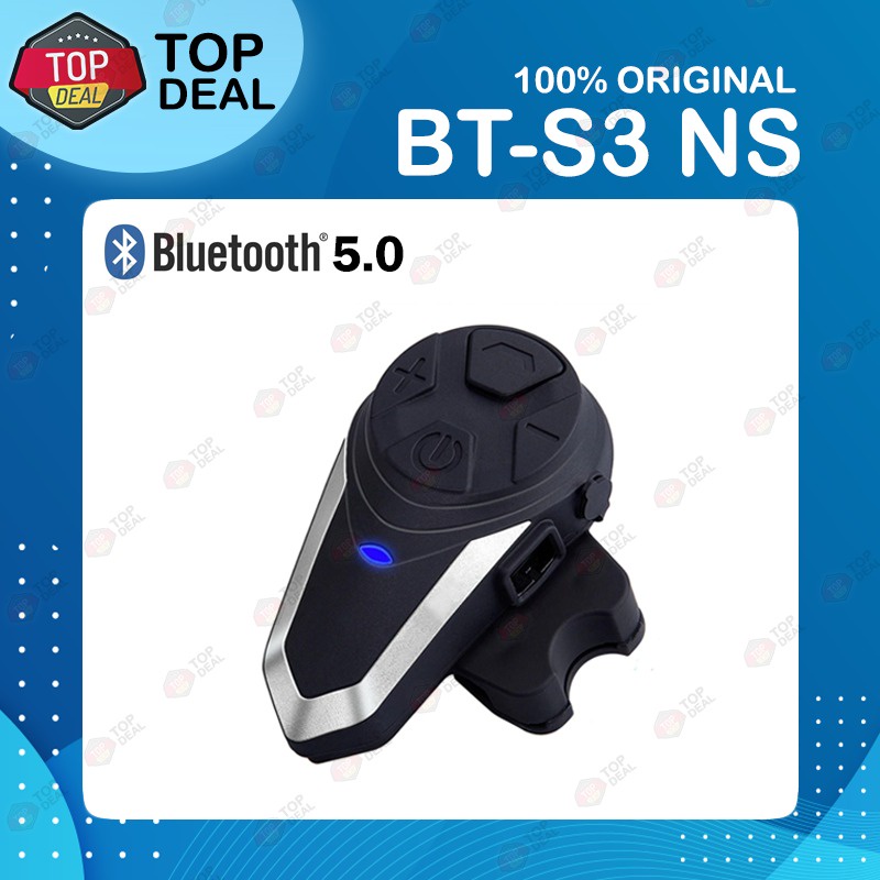 Bluetooth helm intercom BT S3 1000m original Rider Bluetooth BT-S3