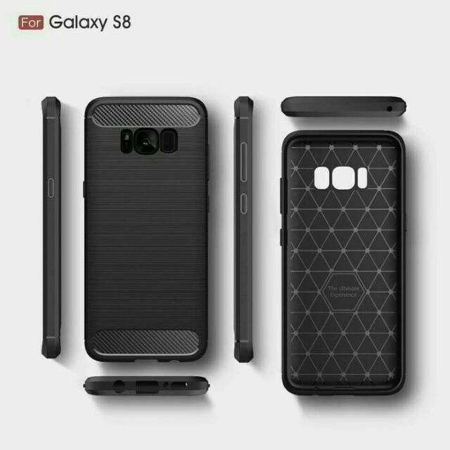 Soft case Samsung S8 carbon