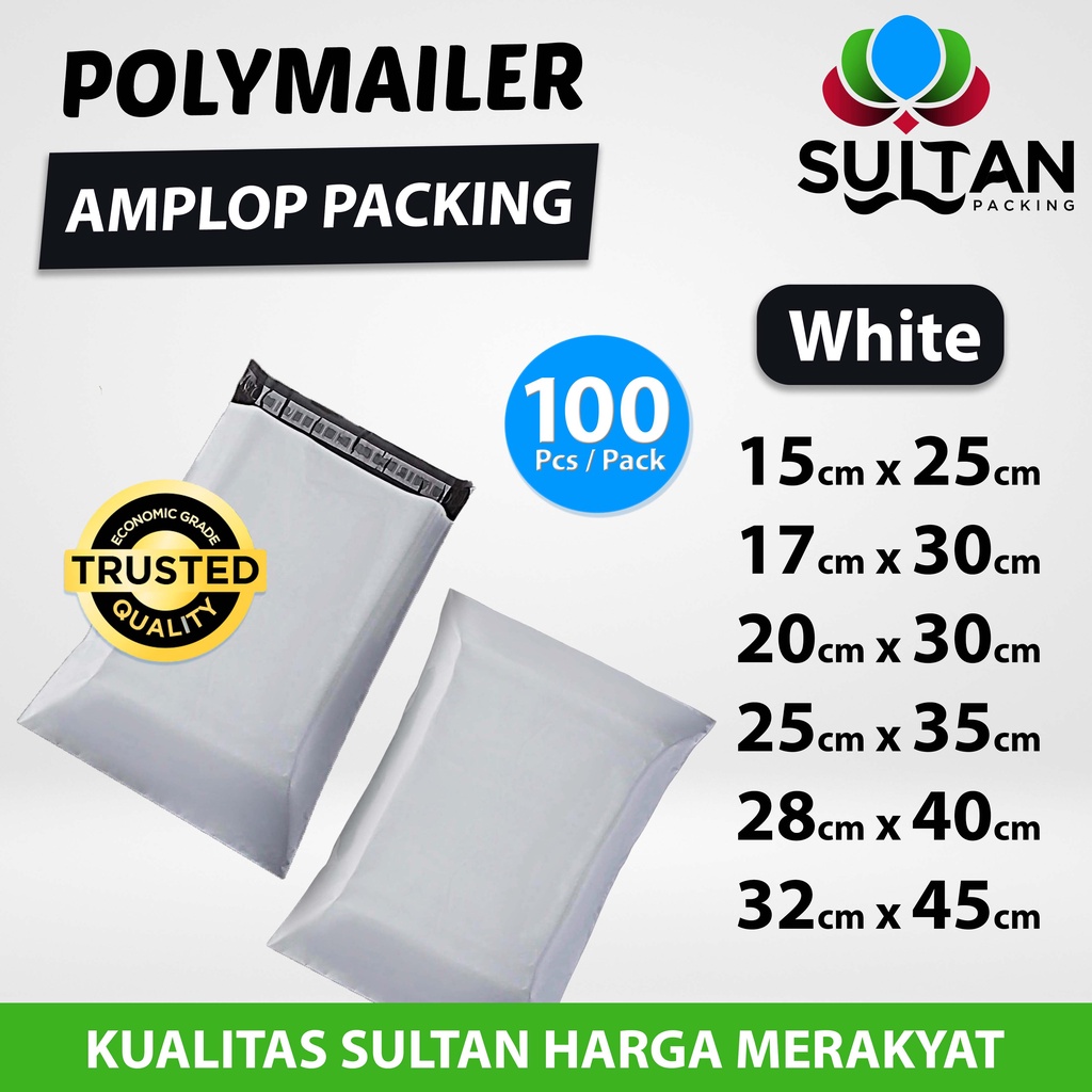 

Polymailer Pack White Termurah Amplop Plastik Packing Olshop Ekonomis