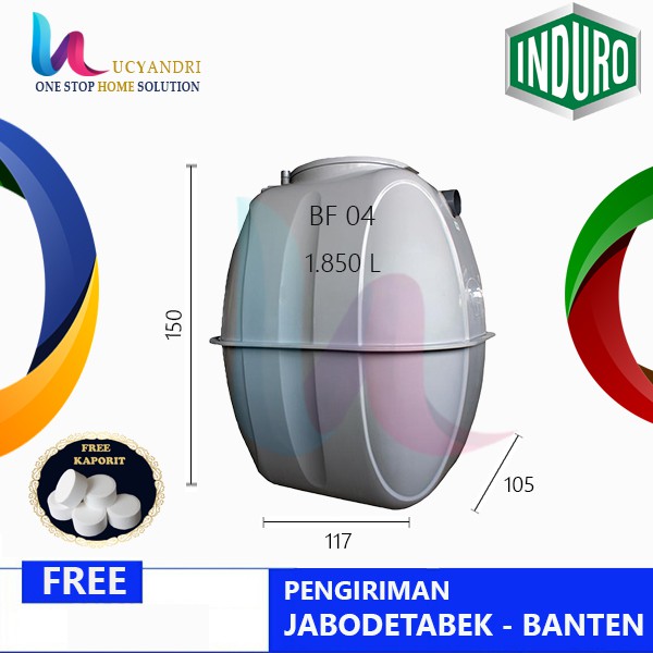 Septic Tank Bio - Tangki Septic Biofil BF 04 Uk 1850 L Sepiteng