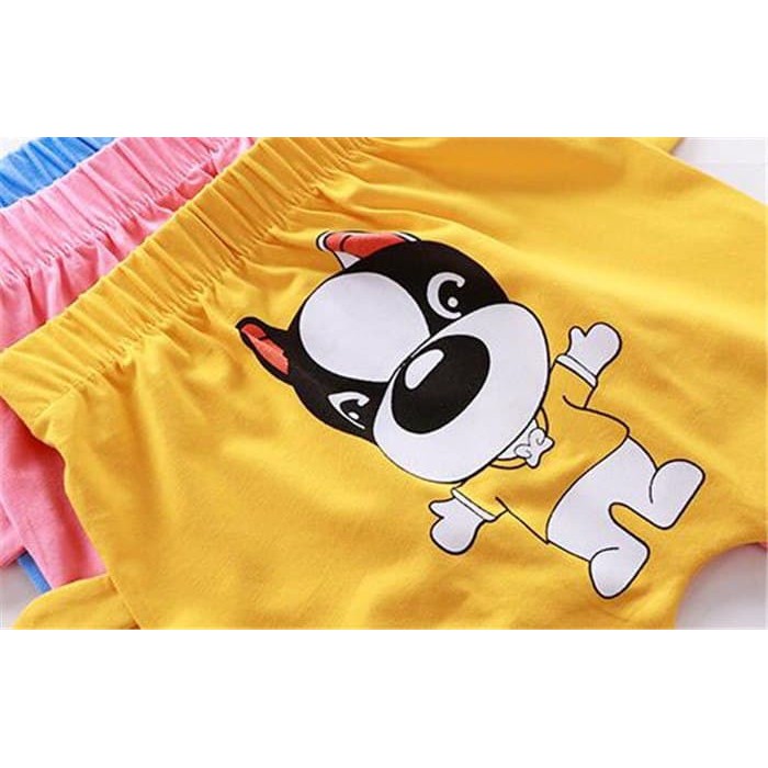 LID9096 - Celana Bayi Karakter/ Baby Character Short Pants Soft &amp; Comfortable Cotton