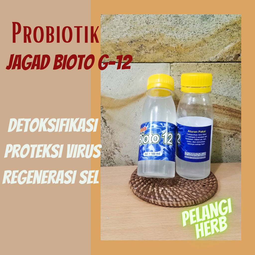 LACTOFUN PROBIOTIK JAGAD BIOTO G 12  OBAT HERBAL ANTI VIRUS