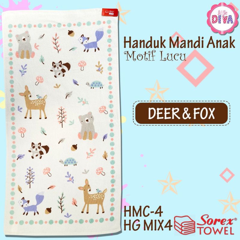 Handuk Bayi | Handuk Anak | Sorex Towel 100 x 50