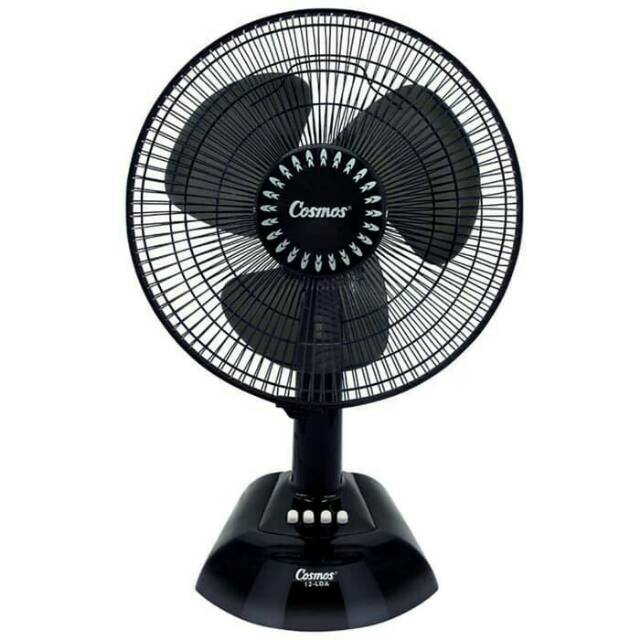 (jamin termurah)kipas angin meja cosmos 12 inchi black edition desk fan 12 lda