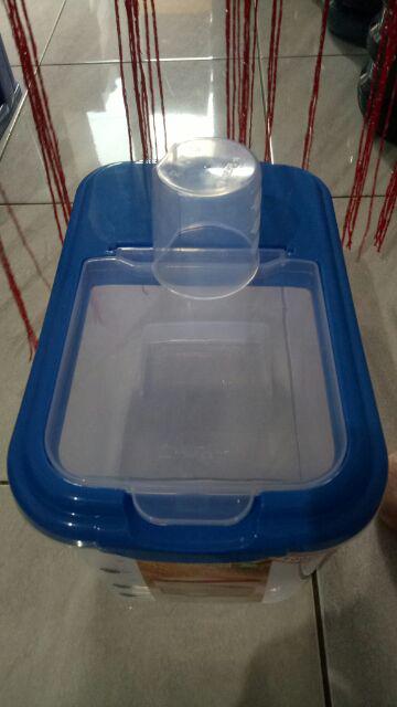 Box Beras Lion Star Oriza 6.5 Kg/tempat Beras (model Tutup Flip) Lion Star 6.5 Kg