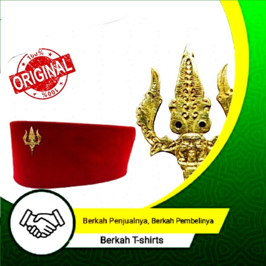 PIN BROSS SONGKOK PECI TRISULA
