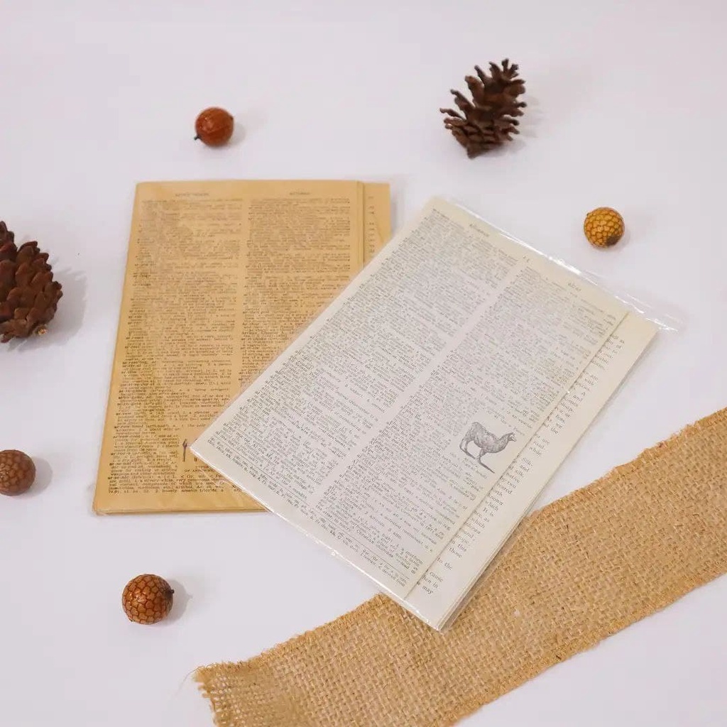 

Bullet Journal Kit I (10 pcs) Vintage Paper Material ~ Decorative Paper