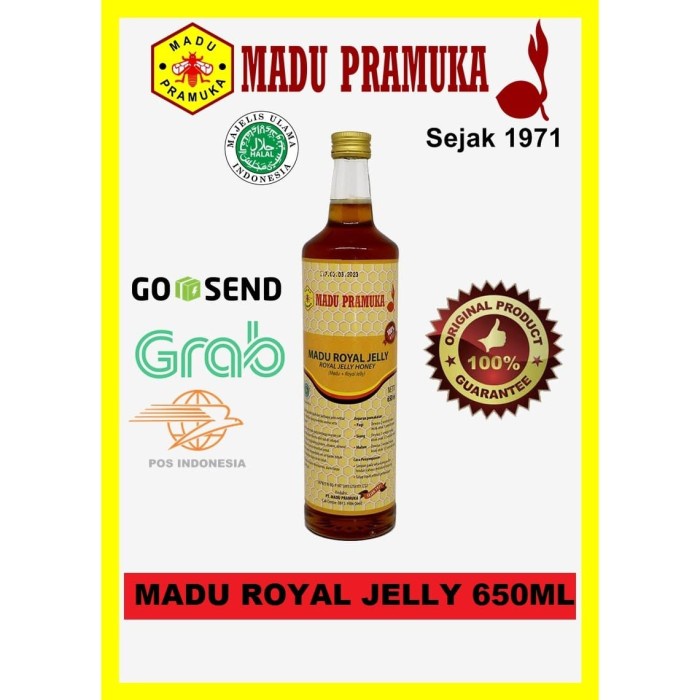 

madu- madu asli royal jelly 650 ml madu pramuka alami -madu.