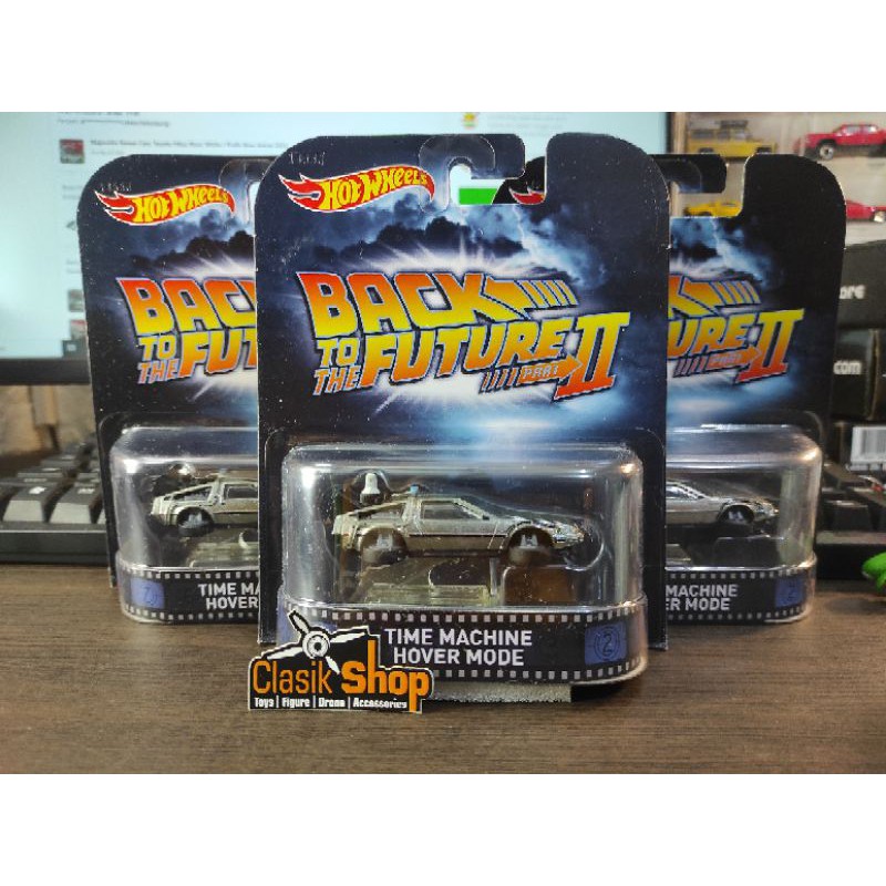 HOT WHEELS Back To The Future  RETRO TIME MACHINE HOVER MODE ENTERTAINMENT PREMIUM hotwheels