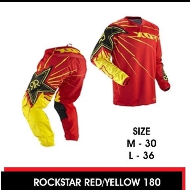 Jersey fox rockstar 180 red/yelow
