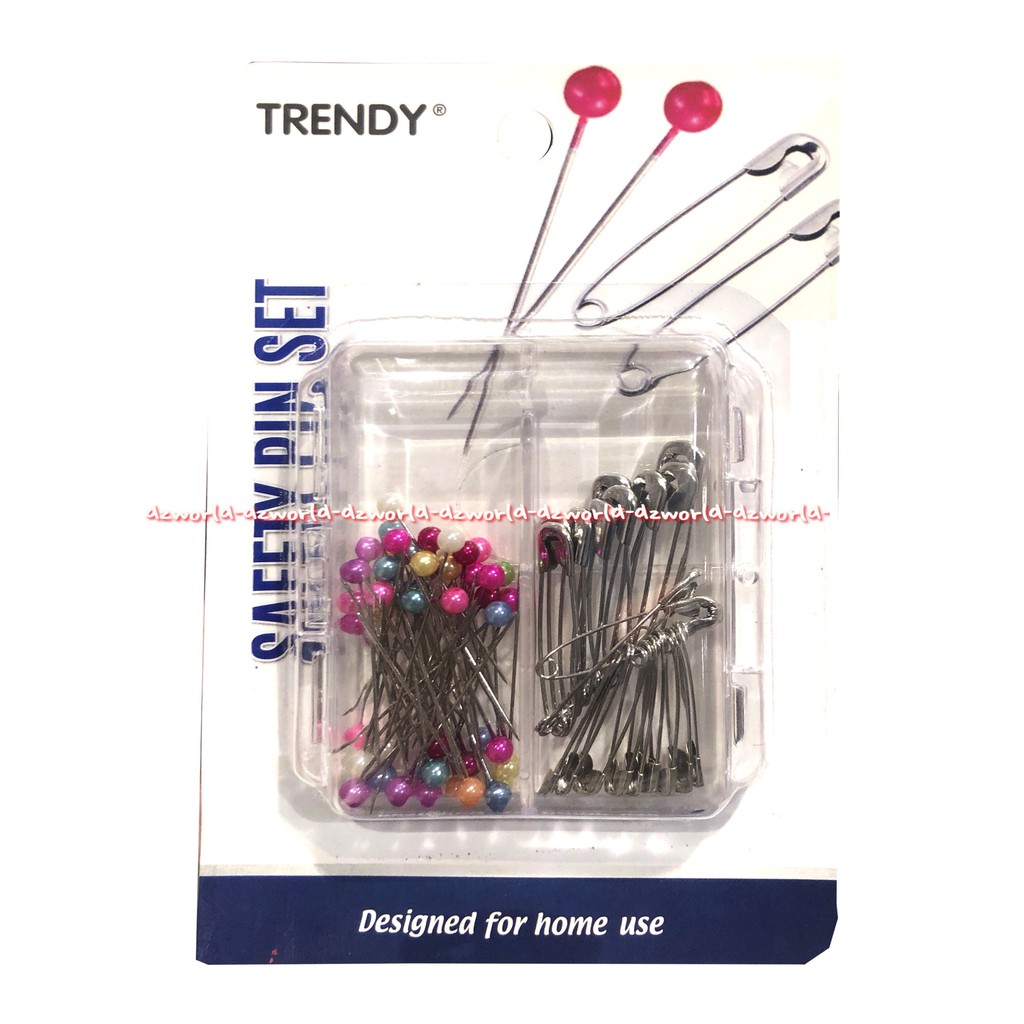 Trendy Safety Pin Set Peniti 1 set Dengan Jarum Pentul