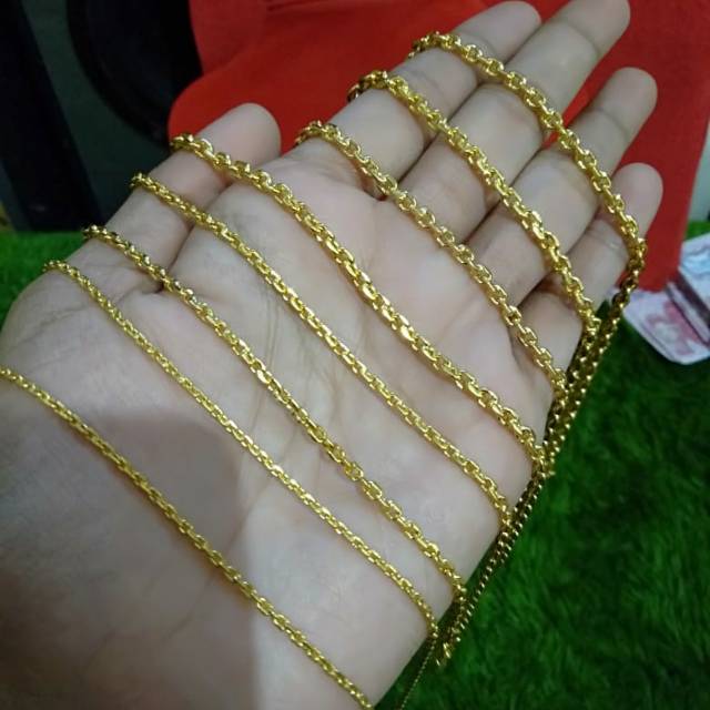 Kalung rante nori(standar 45 cm)