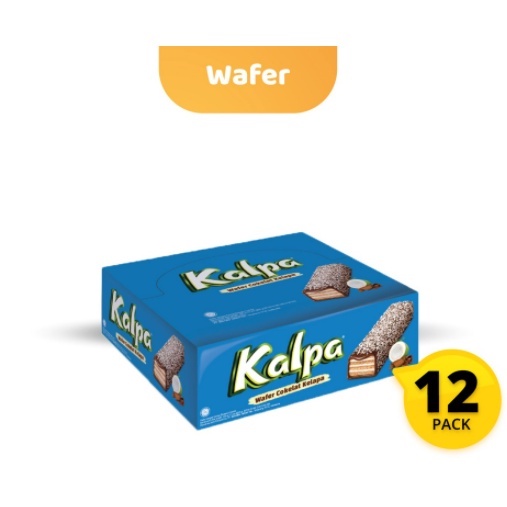 

KALPA WAFER COKELAT KELAPA DUS ( ISI 12 PCS x 24 GRAM ) EX 28 GR ECER COKLAT CHOCOLATE MAKANAN RINGAN SNACK CEMILAN ANAK GROSIR TERMURAH MAYORA BISKUIT KUE